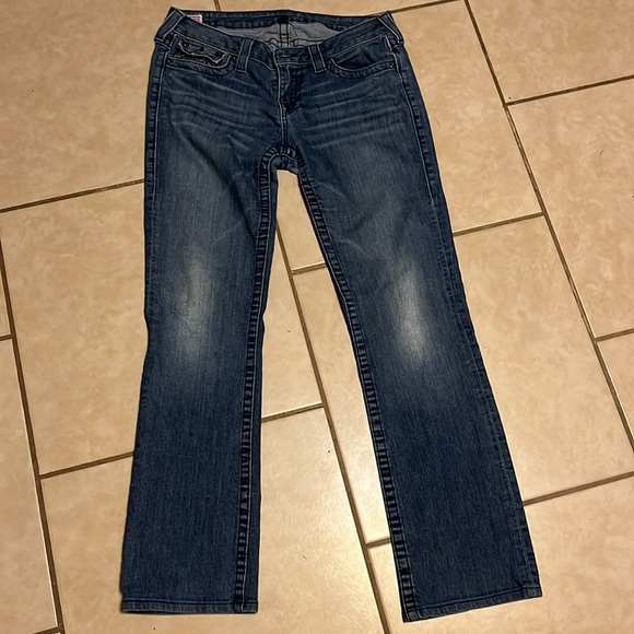 True religion jeans 32 waist. 32 inseam. Cute! - Picture 2 of 6